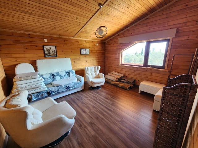 One of a kind wooden house on the island! 4+1 villa 280 m2 within 1 decare +905428777144 English, Turkish, Русский