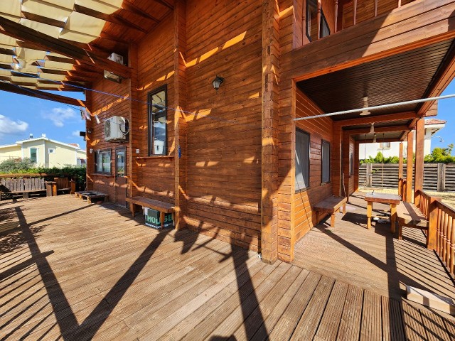 One of a kind wooden house on the island! 4+1 villa 280 m2 within 1 decare +905428777144 English, Turkish, Русский