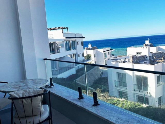 2 BEDROOM PENTHOUSE APARTMENT FOR SALE WITH SEA VIEW IN KYRENIA BAHCELI