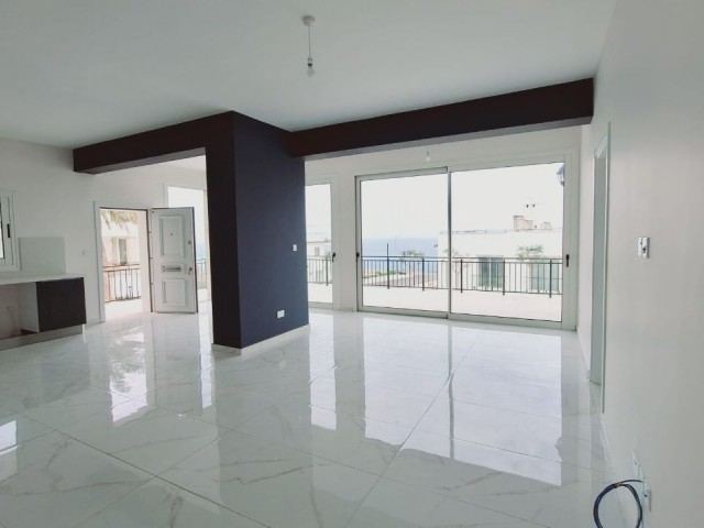 3 BEDROOM APARTMENT FOR SALE WITH SEA VIEW IN KYRENIA BAHCELI