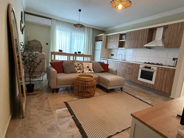 FULLY FURNISHED 1 BEDROOM APARTMENT FOR SALE IN KYRENIA KARAOGLANOGLU!