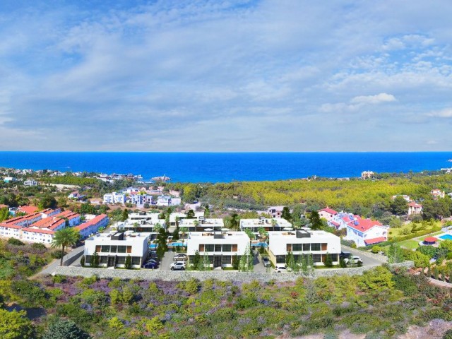 Kıbrıs Girne Alsancak'ta Site İçerisinde Lüks 2+1 Bahçeli Daire