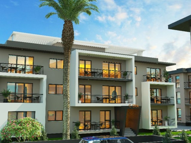 Cyprus Kyrenia Alsancak Inside a Complex Amazing Loacation 2 +1 Flats For Sale 