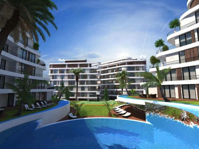 Living in the Comfort of a Hotel in the Center of Kyrenia, Cyprus, Is Waiting for You! 2+1 Apartments for Sale ** 