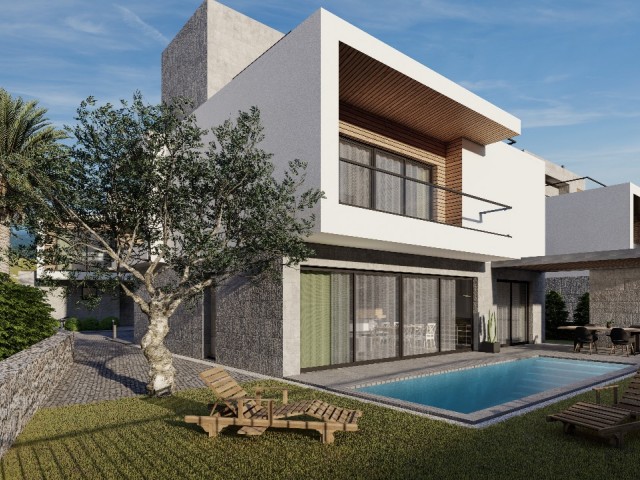 Ultra Luxury 4+1 Villas for Sale with VRF Air Conditioning in a Unique Location in the Kyrenia Edremit Region of Cyprus ** 