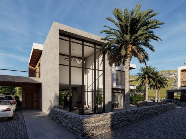 Ultra Luxury 4+1 Villas for Sale with VRF Air Conditioning in a Unique Location in the Kyrenia Edremit Region of Cyprus ** 