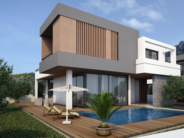 Cyprus Girne Karmi Ultra Luxury 4+1 Triplex Villas with Private Swimming Pool ** 