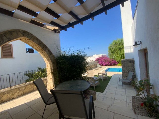 Zypern Kyrenia Karmi Zu Vermieten 3+1 Doppel Llogara Villa Mit Meerblick Mit Pool ** 