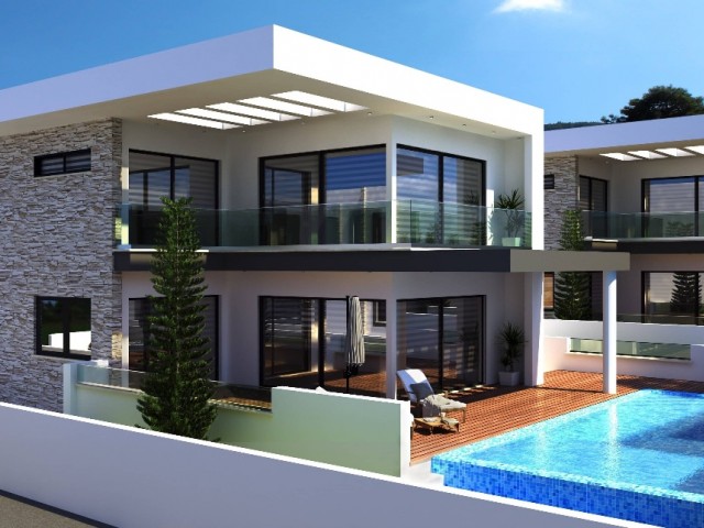 Girne Merkez Satılık Modern ve Lüx 4+1 Villa