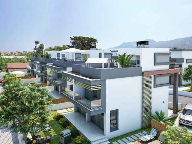 Kıbrıs Girne Alsancak Kapanmaz Deniz Manzaralı Satılık Villa 