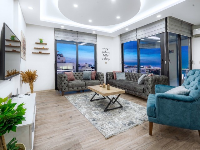 GİRNE MERKEZ KİRALIK LÜKS 2+1 PENTHOUSE