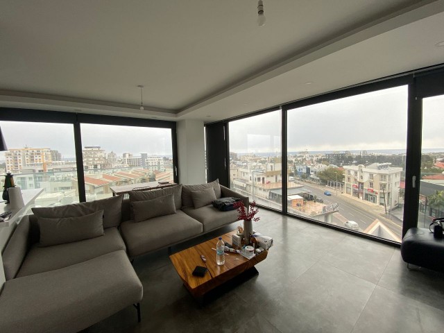 LUXURIOUS 2+1 FLAT FOR RENT WITH FULL CITY VIEW IN CYPRUS KYRENIA CENTER ** 