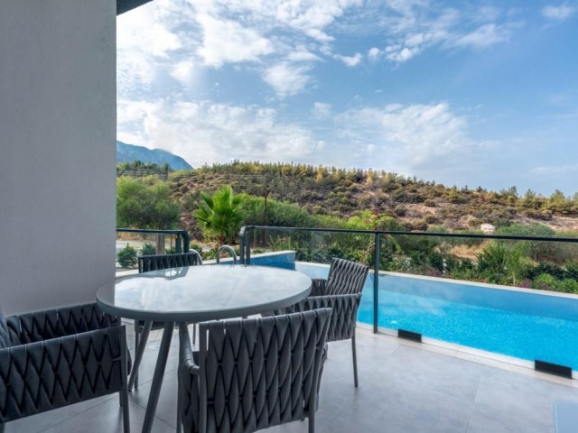 4+1 LUXURIOUS DUPLEX RESIDENCE FLAT WITH SWIMMING POOL FOR SALE IN BELLAPAIS, KYRENIA ** 