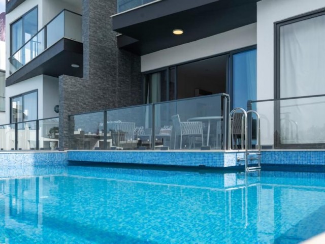 4+1 LUXURIOUS DUPLEX RESIDENCE FLAT WITH SWIMMING POOL FOR SALE IN BELLAPAIS, KYRENIA ** 