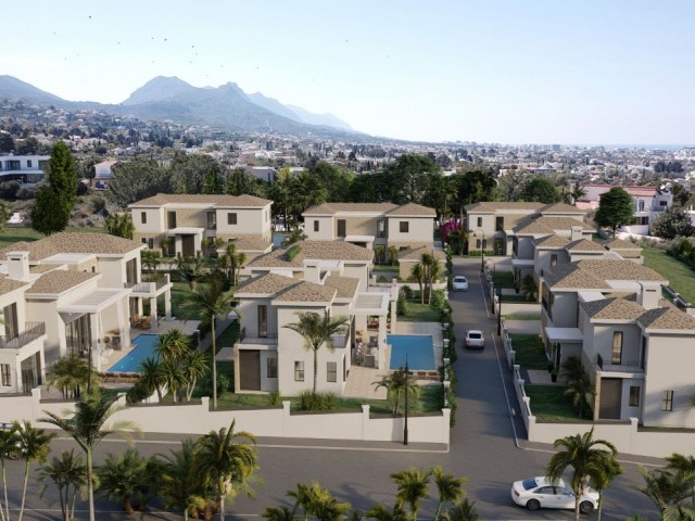 Kıbrıs Girne Bellapais'te Satılık Çok Özel Ultra Lux Villalar