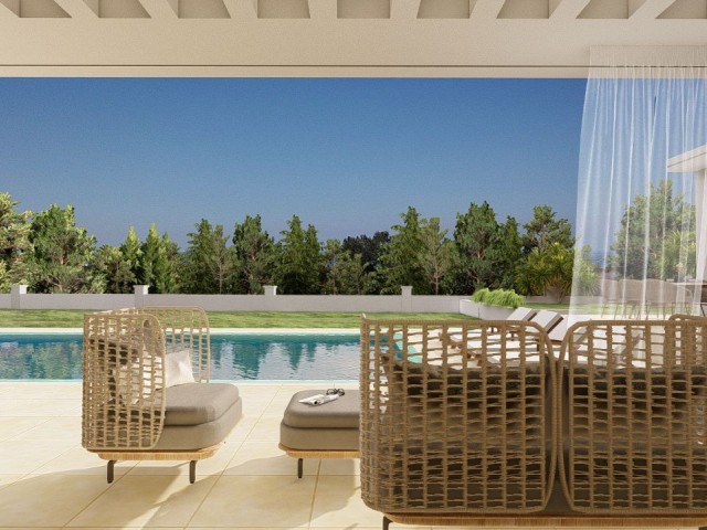 Kıbrıs Girne Bellapais'te Satılık Çok Özel Ultra Lux Villalar