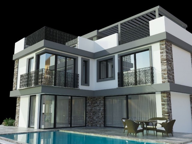 Llogara Villa mit Pool in Zypern Kyrenia Karaoglanoglu Region ** 