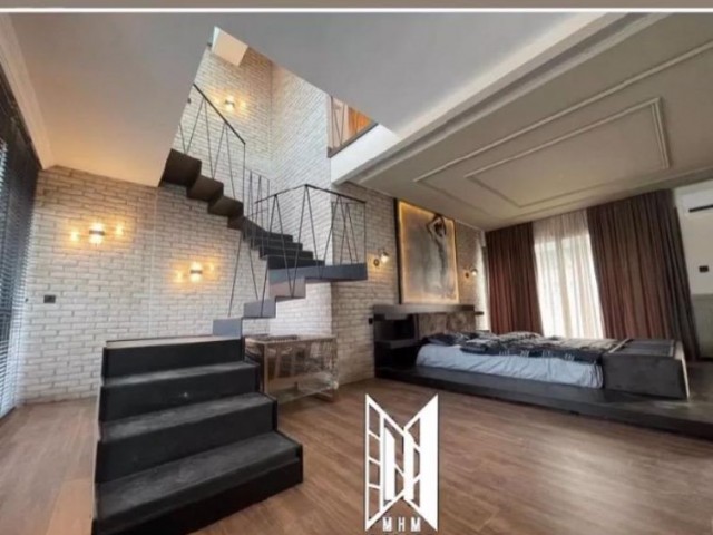 GİRNE MERKEZDE KİRALIK  LUX LOFT DAİRE