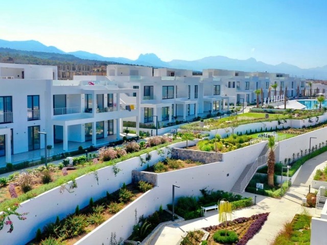 Zypriotische Kyrenia Esentepe Flexible Zahlung Plan Zum Verkauf Lu Llogara Meerblick 3 + 1 Wohnung ** 