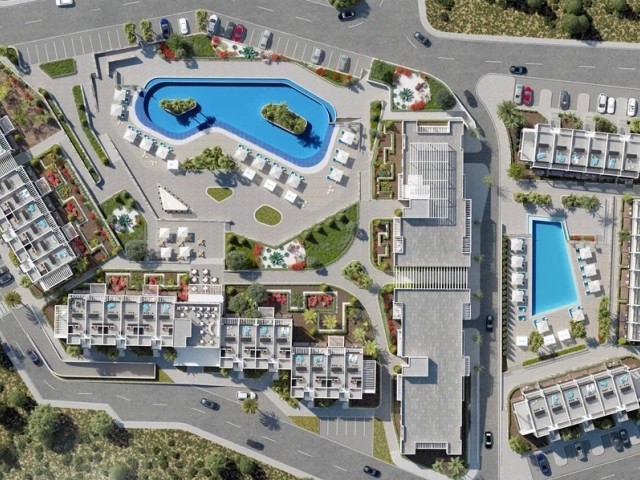 Llogara Project Loft 1 + 1 Wohnung Zum Verkauf In Zypern Kyrenia Esentepe ** 