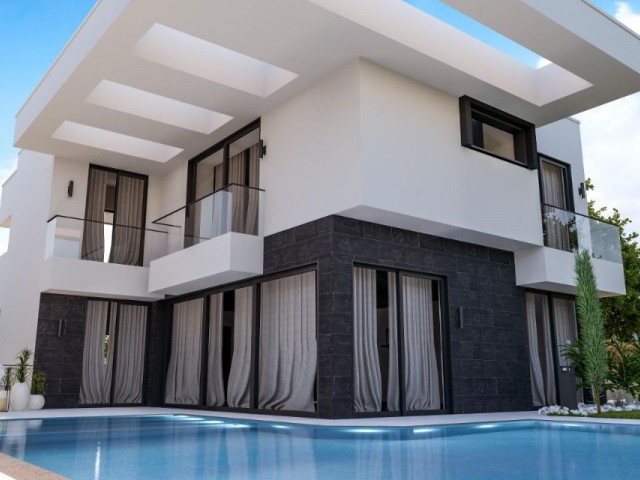 Exklusives Design 4 + 1 Türkische Villen In Zypern Kyrenia Ozanköy ** 