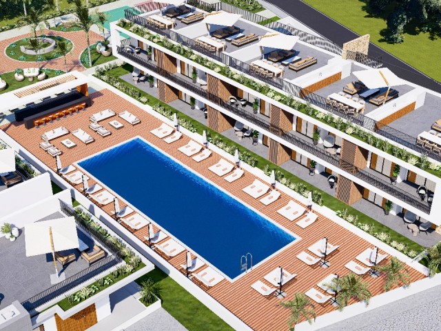 1 +1 Apartments for Sale in North Cyprus Iskele Yenierenkoy District ** 