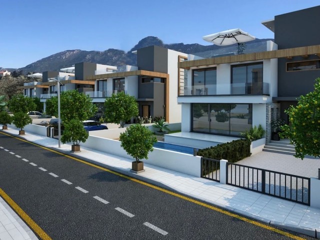 Zypern Kyrenia Chatalköy Zu Verkaufen 3+1 Lu Llogara Villa Zahlung Geplant ** 