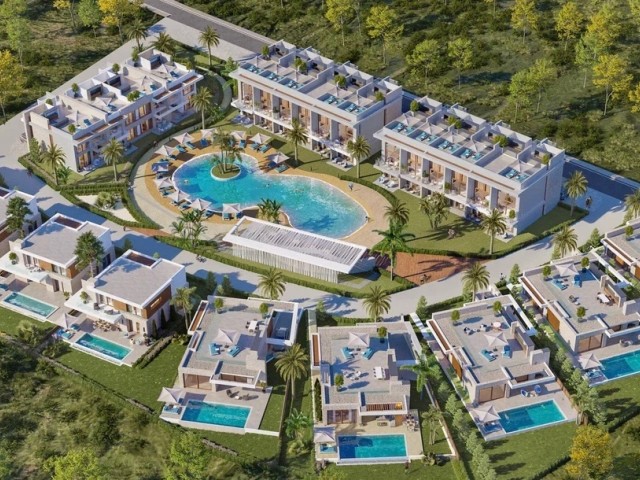 Luxury 1 +1 Apartment with Sea View for Sale with Paid Payment in Kyrenia Esentepe, Cyprus ** 