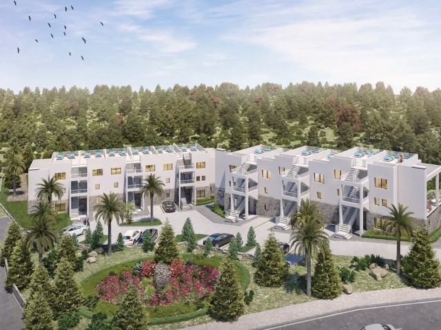 Llogara Project 2+1 Wohnung Zum Verkauf In Zypern Kyrenia Esentepe ** 