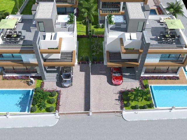 Kıbrıs Girne Çatalköy Kapanmaz Deniz Manzaralı 4+1 Lüx Villa