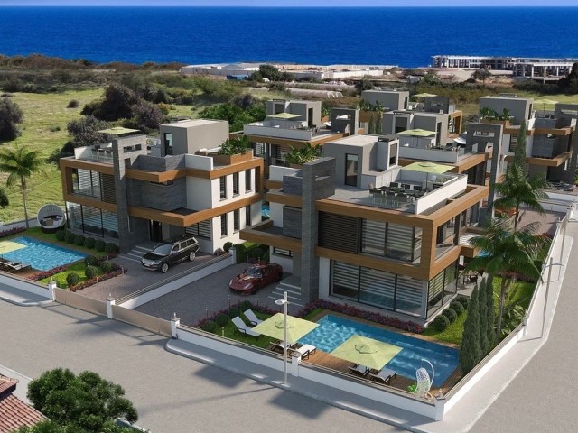Kıbrıs Girne Çatalköy Kapanmaz Deniz Manzaralı 4+1 Lüx Villa