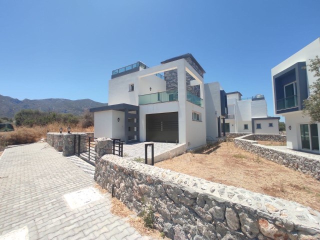 3+ 1 Turkish Kocanli Villa For Sale With Mountain And Sea Views In Kyrenia Ozankoy ** 