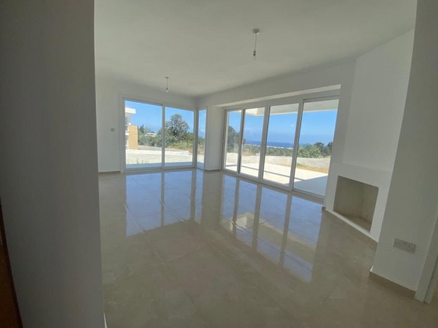 3+1 Magnificent Mountain And Sea View Villa For Sale In Yeşiltepe, Kyrenia ** 