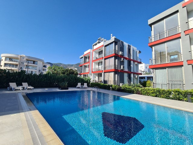 Neu fertiggestellte 2+1 Wohnung in Zypern Kyrenia Alsancak mit Pool ** 