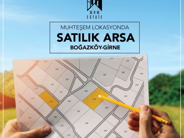 KIBRIS GİRNE BOĞAZDA SATILIK TÜRK KOÇANLI ARSALAR