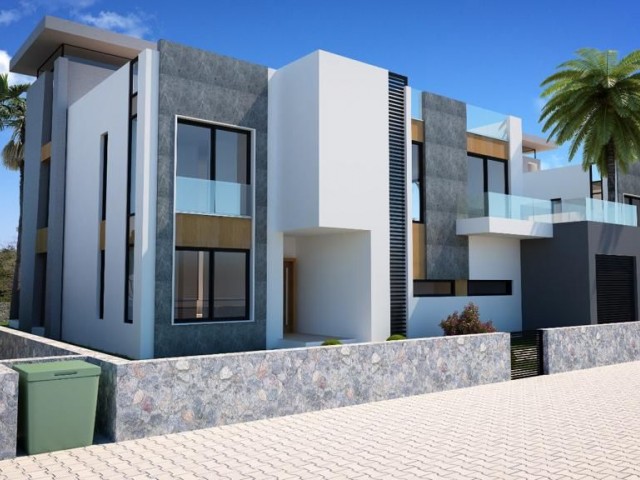 4 + 1 MODERN ZERO VILLA FOR SALE IN KYRENIA Karsiyaka ** 