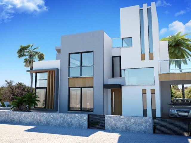 4 + 1 MODERN ZERO VILLA FOR SALE IN KYRENIA Karsiyaka ** 