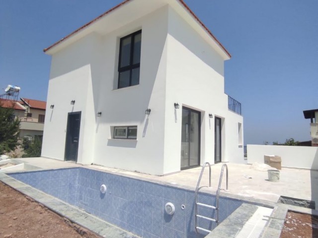 4+1 TRIPLEX VILLA FOR SALE WITH MOUNTAIN AND SEA VIEWS WITH POOL IN ÇATALKÖY ** 