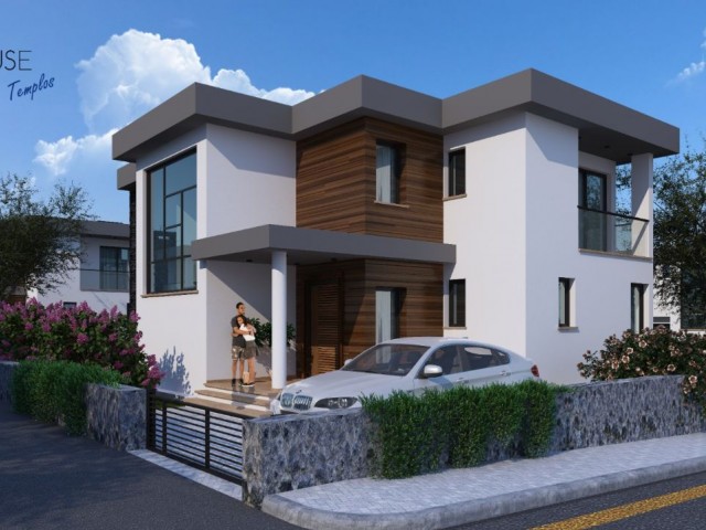 Kıbrıs Girne Zeytinlik'te Satılık 4+1 Havuzlu Ultra Lux Villa