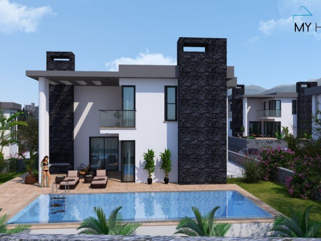 4+1 ULTRA LUXURY TURKISH VILLA FOR SALE IN KYRENIA OLIVE GROVE ** 