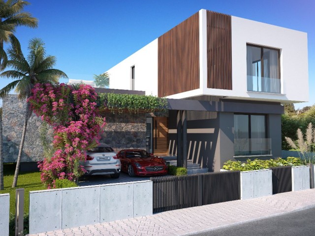 Kıbrıs Girne Edremitte Satılık Ultra Lux  4+1 Havuzlu Villa