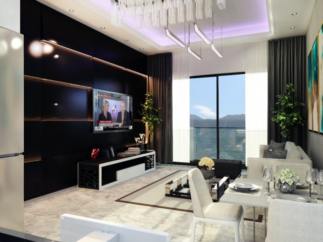 Cyprus Kyrenia Central Ultra Luxury 1 + 1 Apartment for Sale in a Magnificent Location ** 