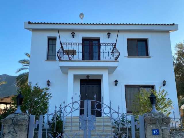 Sea View Duplex Villa for Rent in Bellapais, Kyrenia, Cyprus