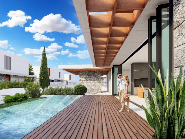 Cyprus Kyrenia Ozanköy 4+1 Ultra Luxury Modern Villas for Sale