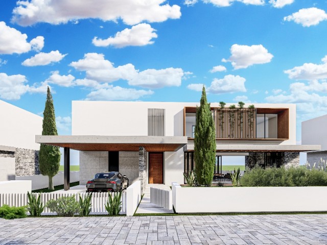 Kıbrıs Girne Ozanköy Satılık 4+1 Ultra Lüks Modern Villalar