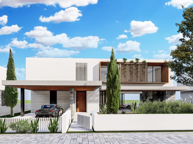 Zypern Kyrenia Ozanköy 4+1 Ultra-Luxus-Modernvillen zum Verkauf