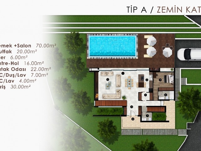 3+1 Ultra Lux Villas For Sale In Cyprus Girne Bellapais