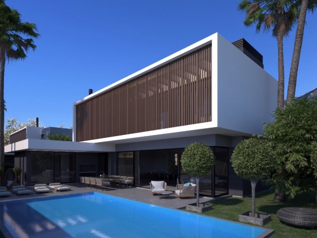 Son 1 Villa .! Kıbrıs Girne Bellapais Satılık Havuzlu Deniz Manzaralı  Villa