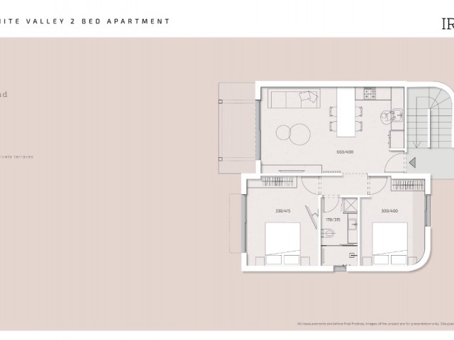 Cyprus Kyrenia, Lapta NEW Project 2+1 Ground floor Flats﻿ for Sale