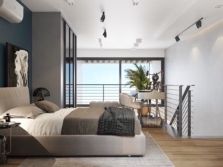 Tatlisu Famagusta 1+1 Loft آپارتمان برای فروش
